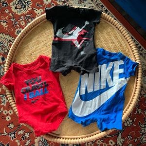 Nike Baby Bundle Set Short Sleeve Air Jordan Onesie and Rompers